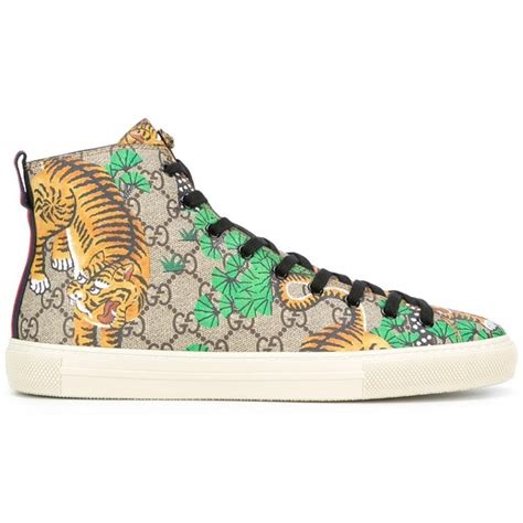 gucci shoes high top tiger|men's gucci shoes tiger.